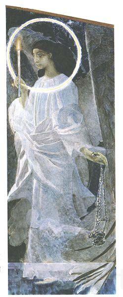 Mikhail Vrubel Angel with Censer and Candle